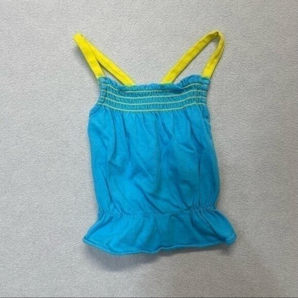 Healthtex Blue and Yellow Smocked Tank Top Size 9 Months - Picture 6 of 7